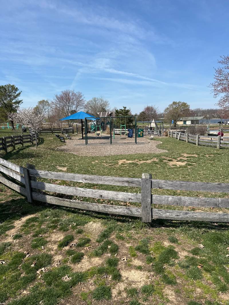 walking near me in Jacobson Park in spring