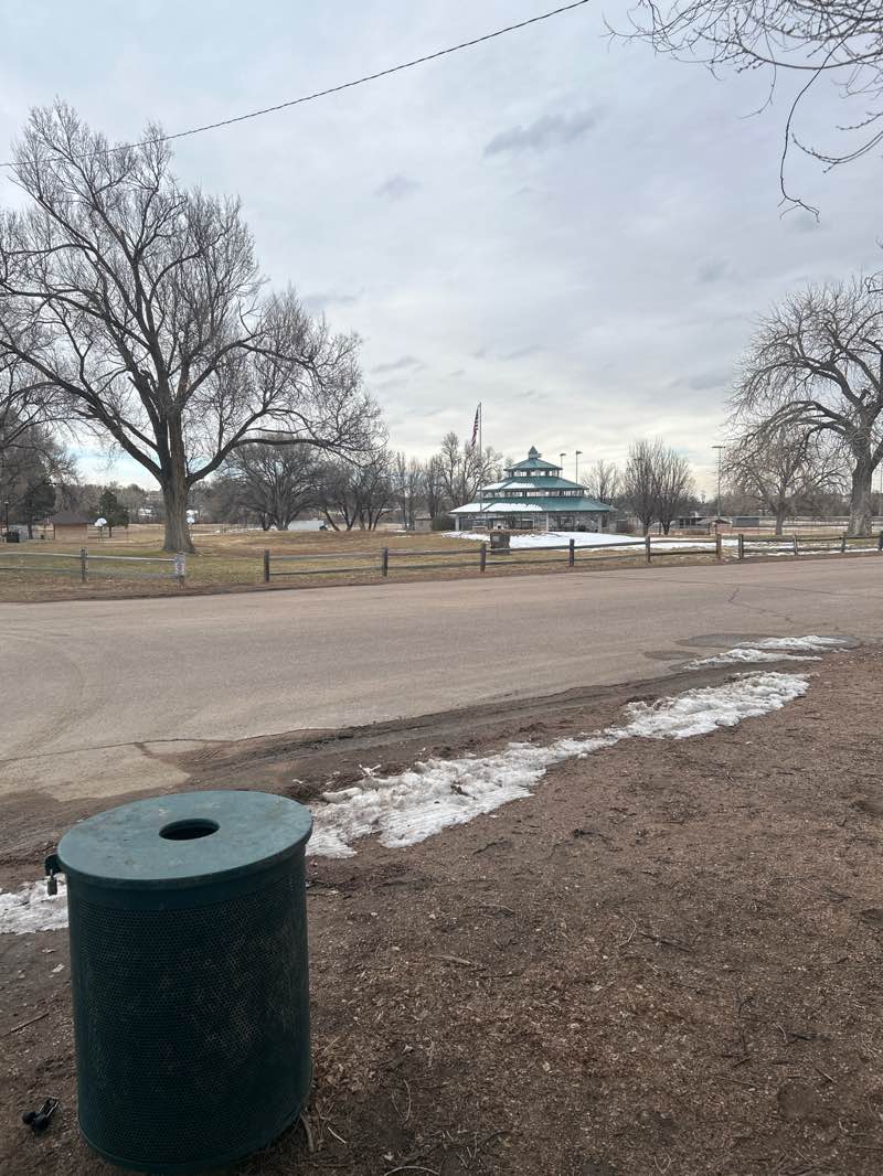 walking near me in John Metcalf Memorial Park in winter