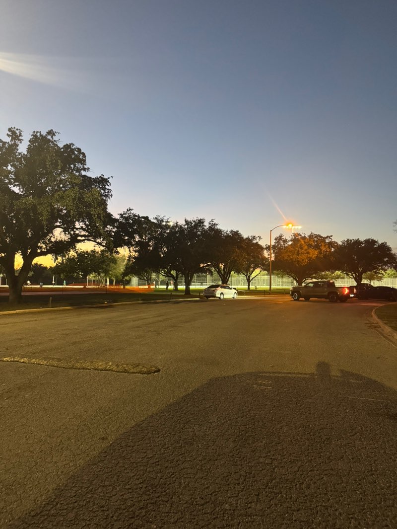 walking near me in Airport Drive Park in winter