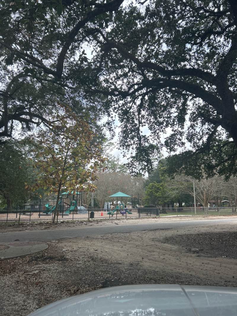 walking near me in Lavretta Park in autumn