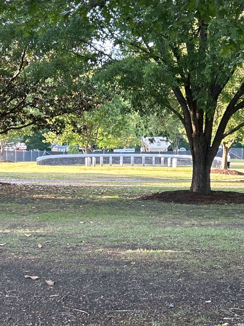 walking near me in South Tar River Greenway in spring