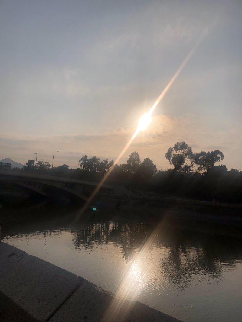 walking near me in Tin Sau Road Park in winter