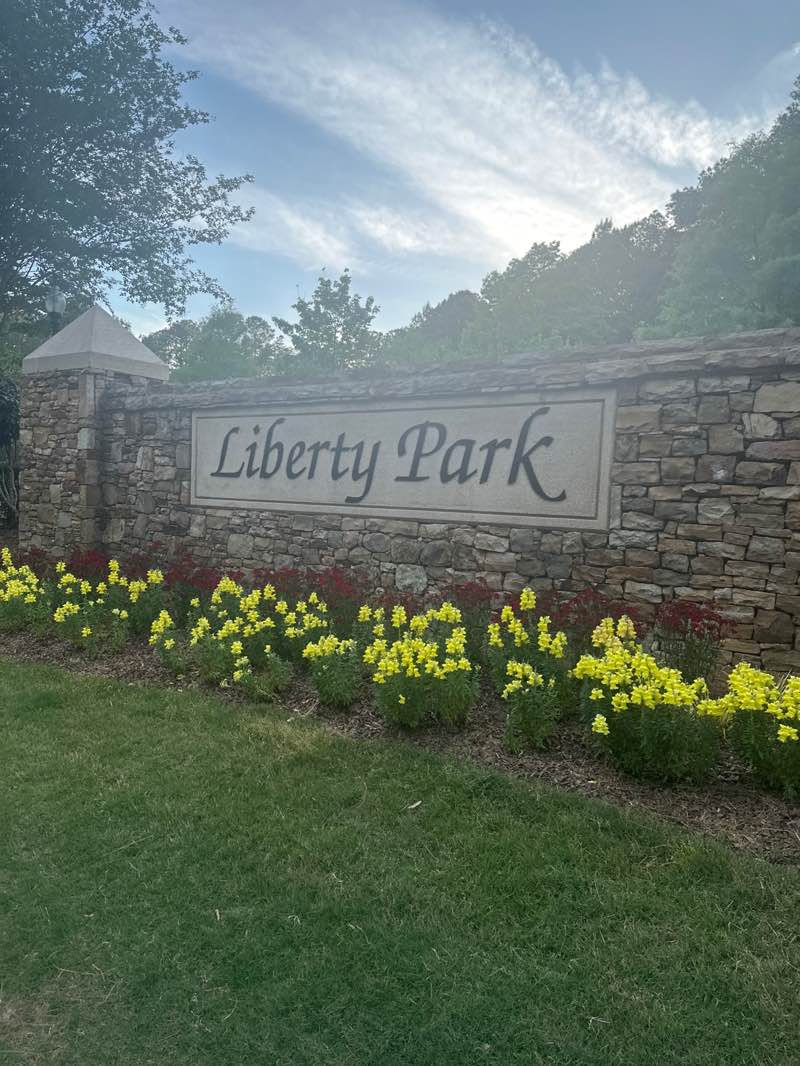 walking near me in The Park at Liberty Park in spring