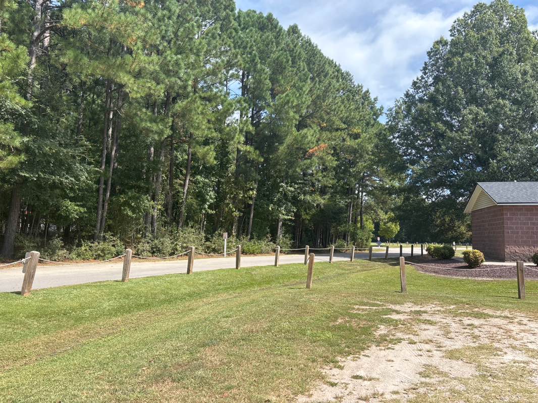 walking near me in Cedar Fork District Park in autumn
