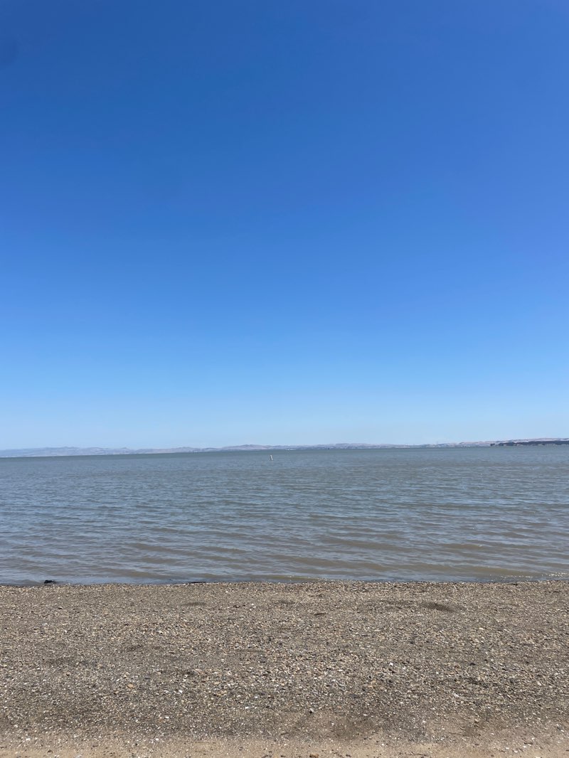walking near me in McNears Beach County Park in summer