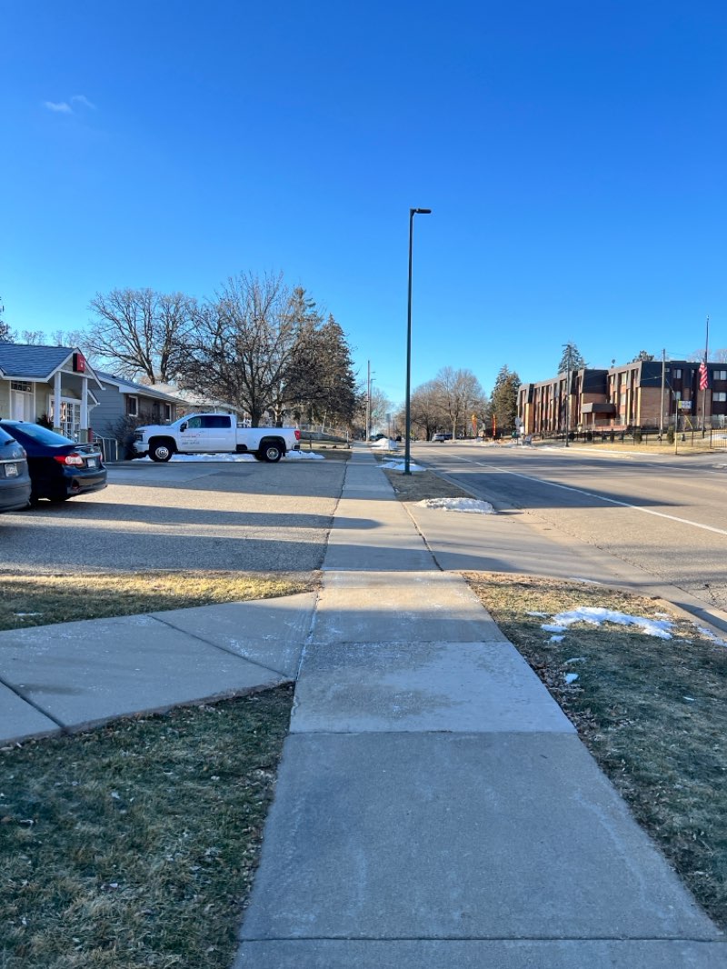 walking near me in Northside Park in winter