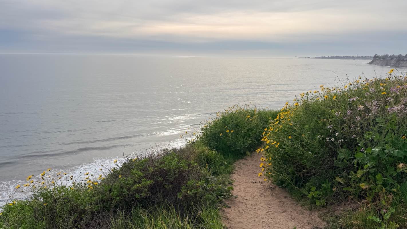 walking near me in More Mesa in winter