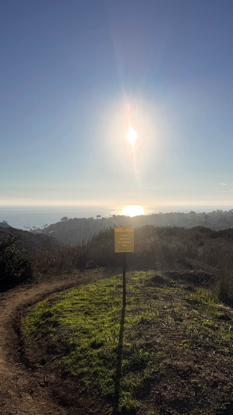 walking near me in Elings Park in autumn
