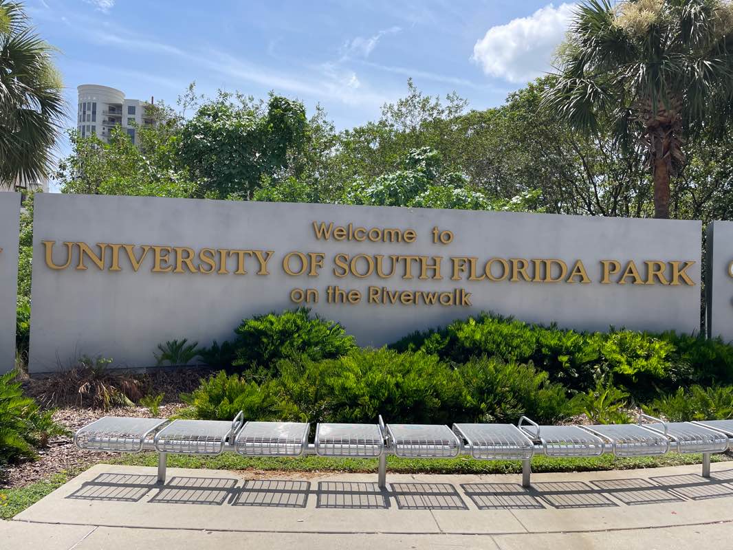 walking near me in Curtis Hixon Waterfront Park in winter