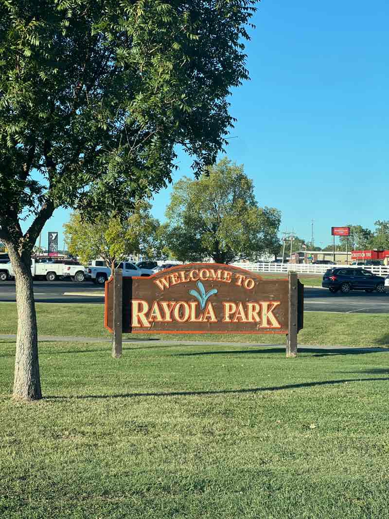 walking near me in Rayola Park in autumn