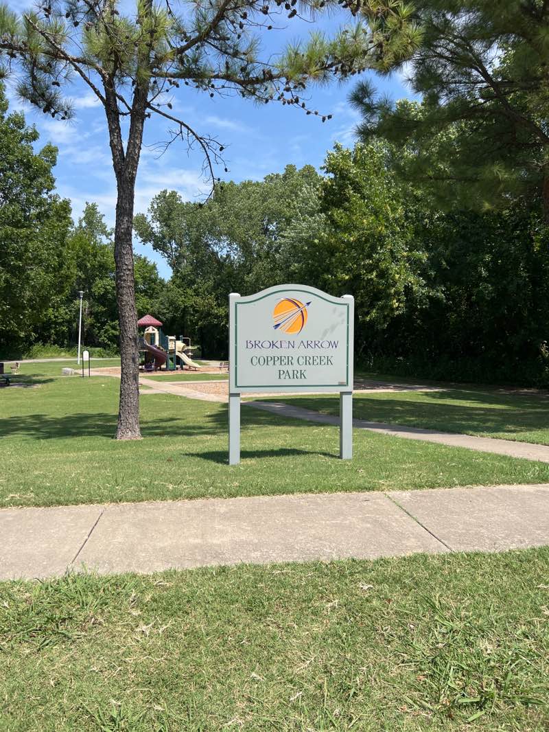 walking near me in Copper Creek Park in autumn