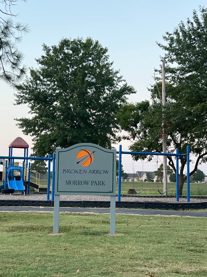 walking near me in Morrow Park in autumn