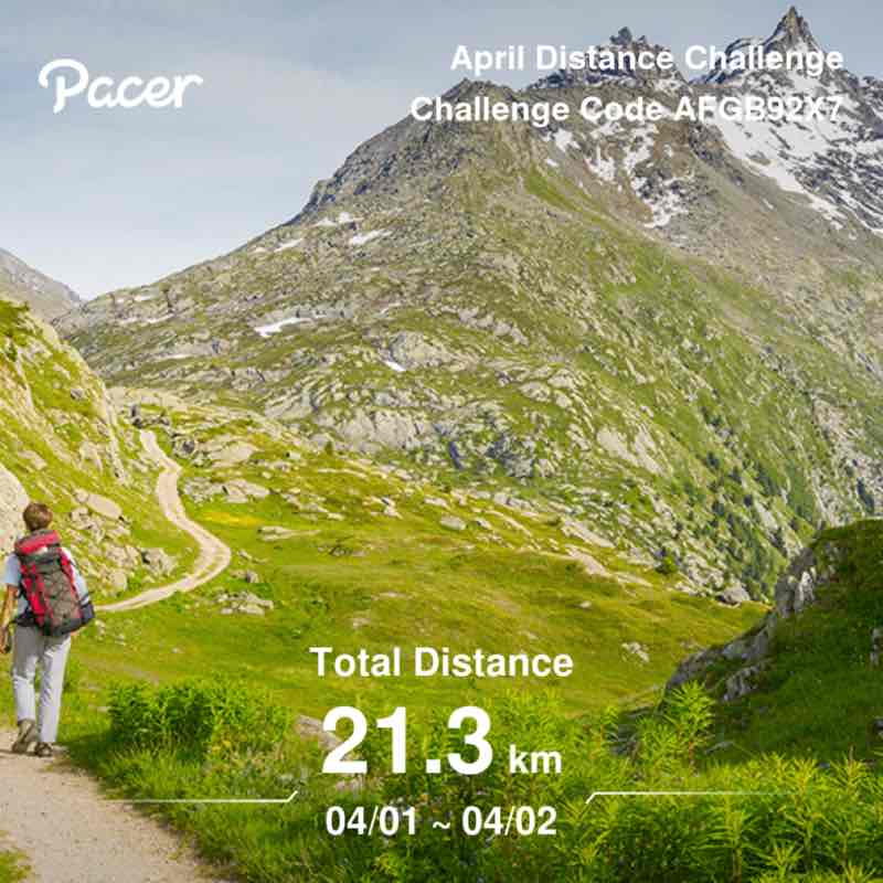 April Distance Challenge Shamsuddin post image