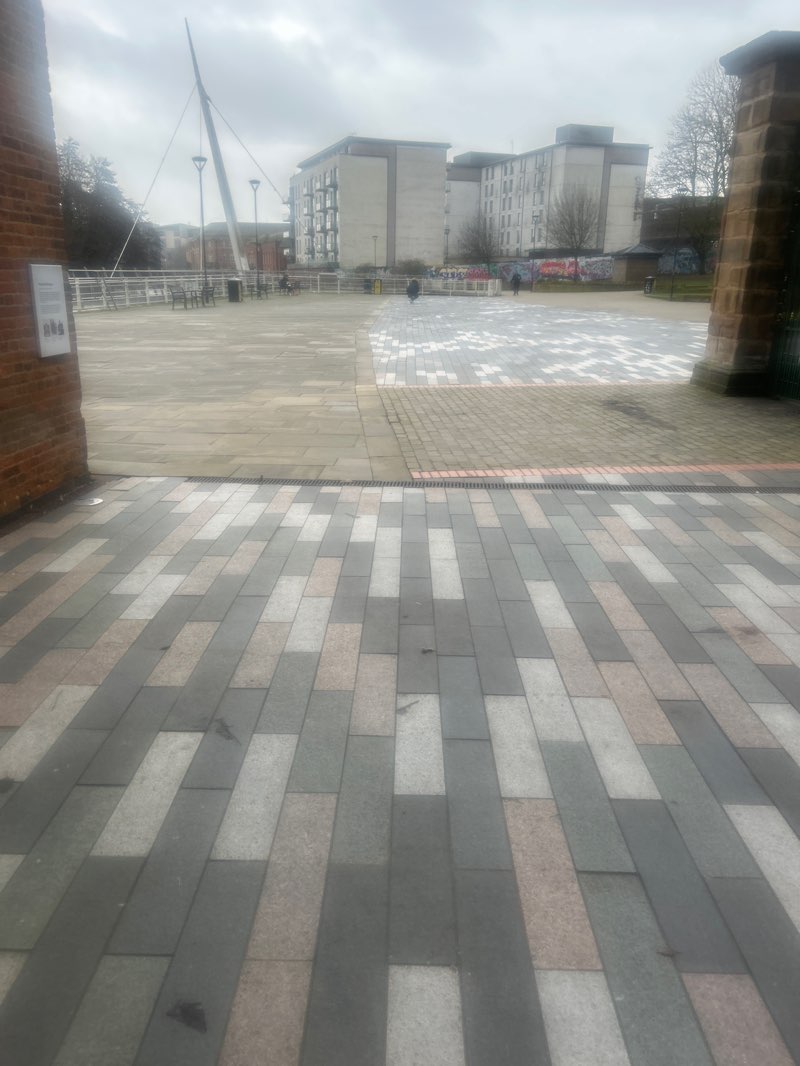 walking near me in Cathedral Green in winter