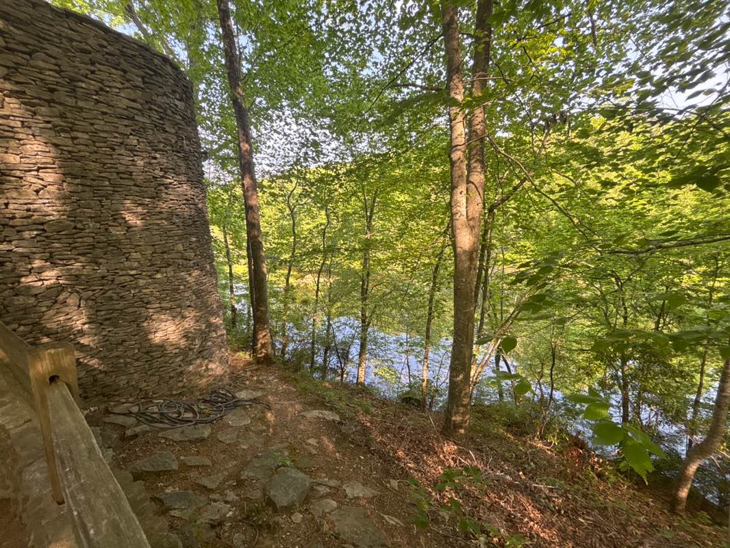 walking near me in Old Stone Fort State Archaeological Park in spring