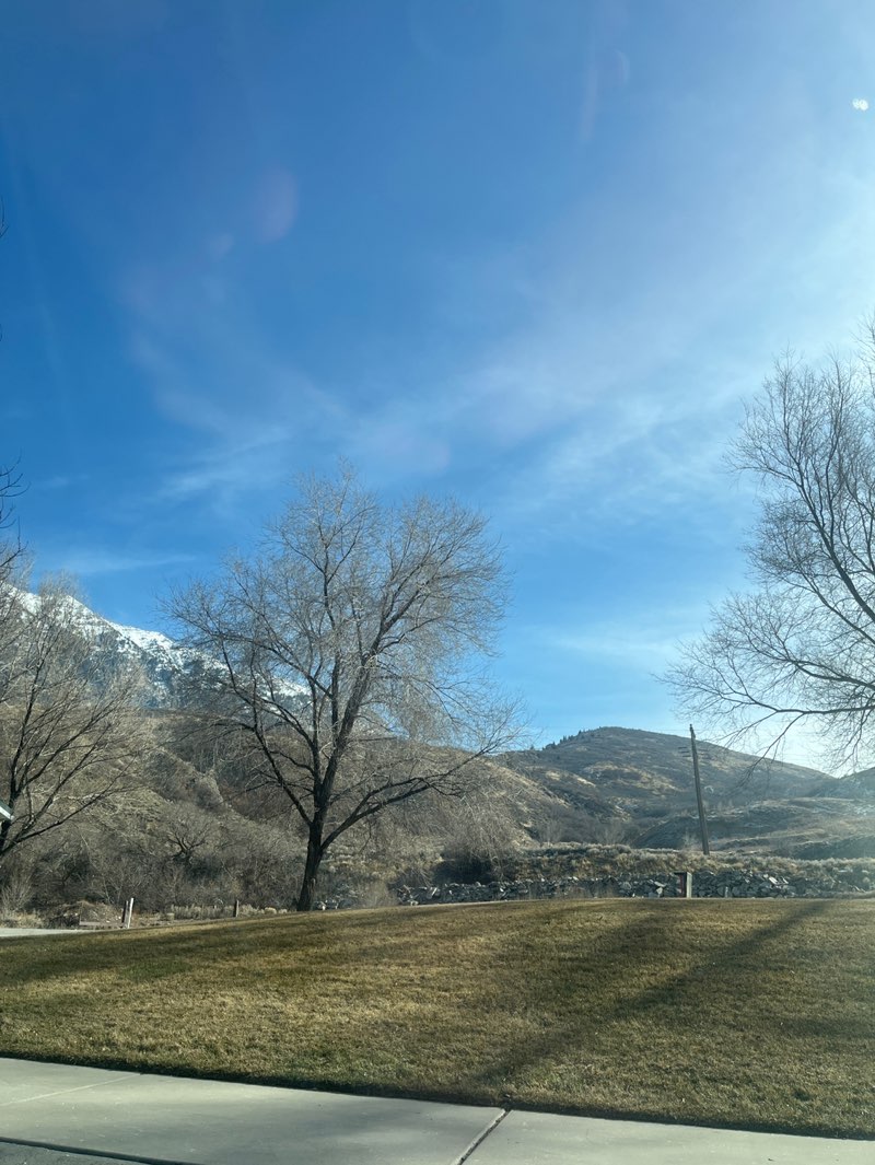 walking near me in Canyon View Park in winter