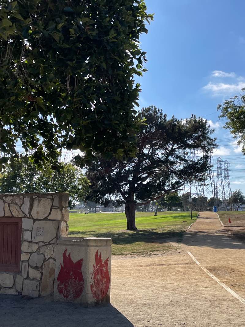 walking near me in Columbia Park in autumn