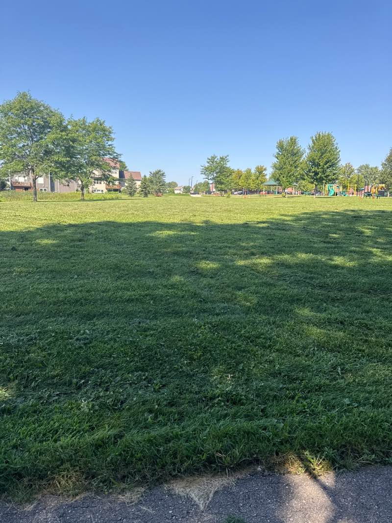 walking near me in Smith's Crossing Community Park in autumn