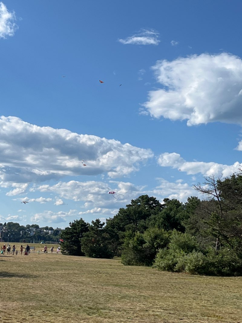 walking near me in Bug Light Park in winter