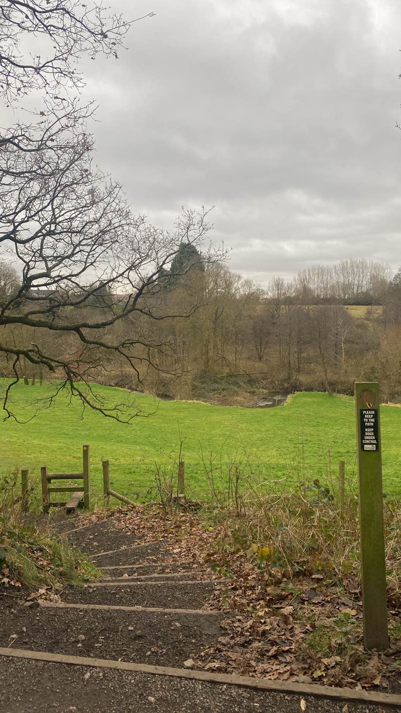 walking near me in Hassall Road Play Area in winter