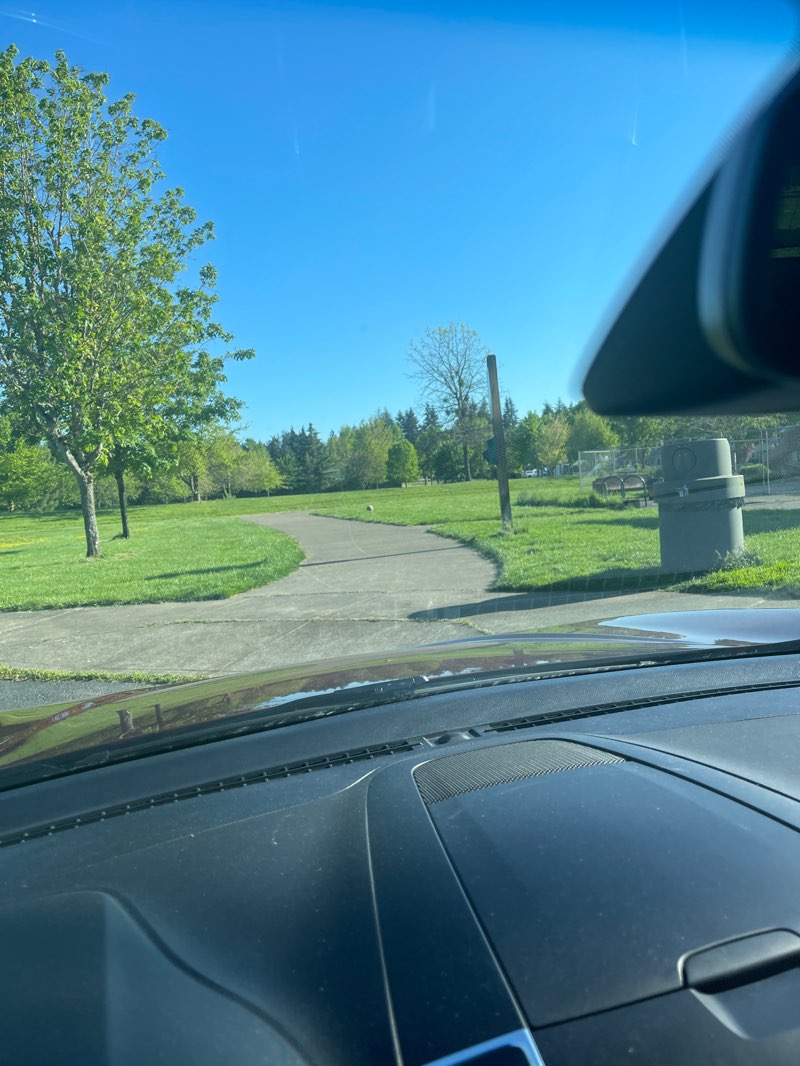 walking near me in Gibson Hill Park in spring