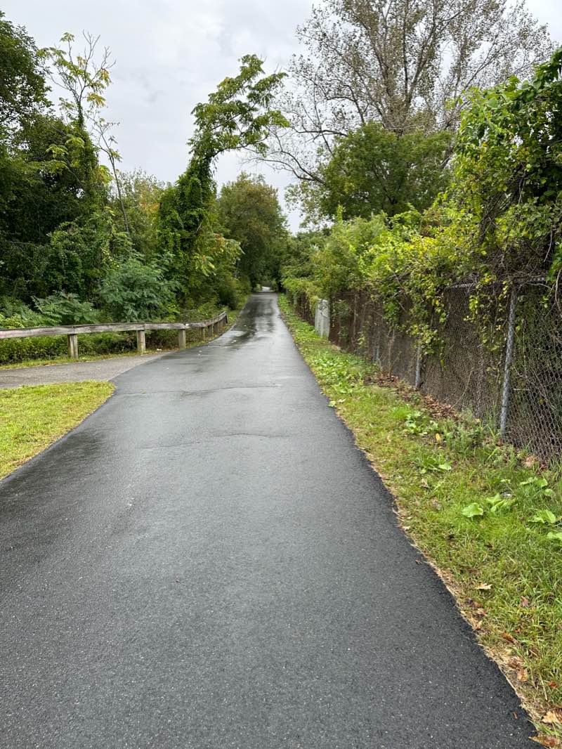 walking near me in Mystic River Reservation in winter