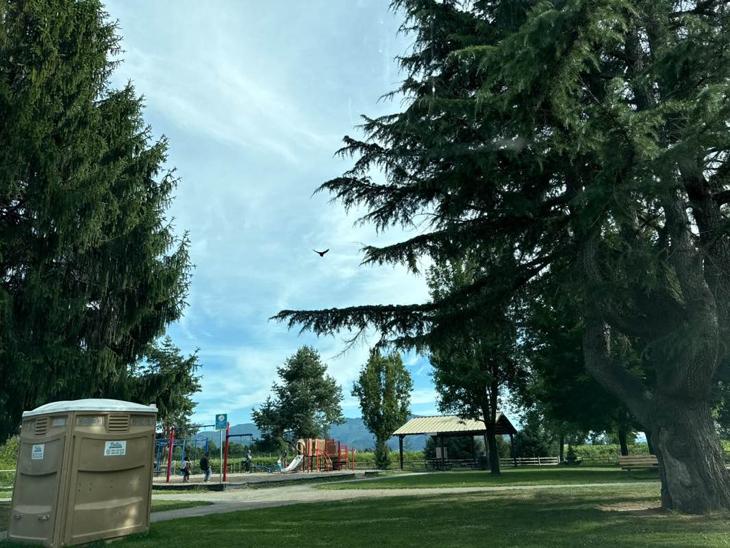 walking near me in DeLair Park in summer