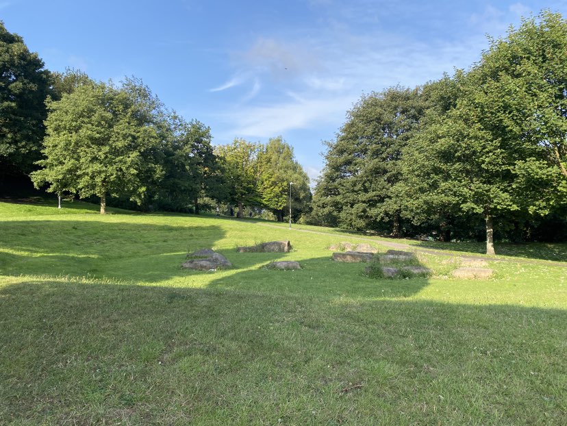 walking near me in Windmill Hills Park in autumn