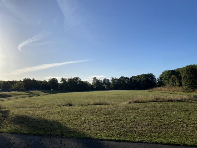 walking near me in City Stadium in autumn