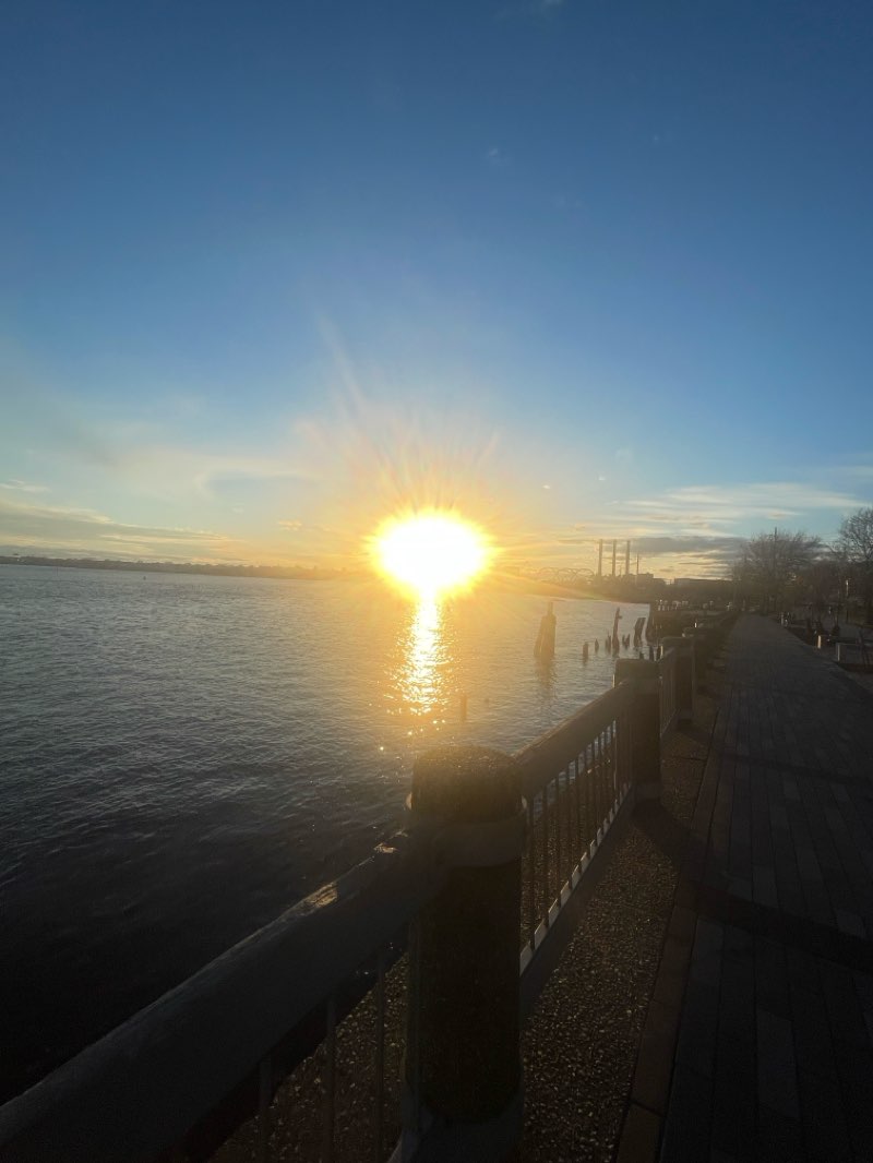 walking near me in India Point Park in autumn