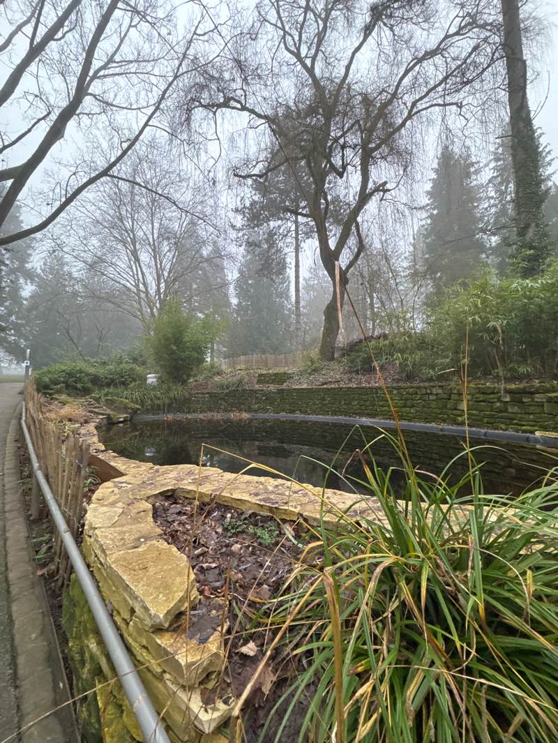 walking near me in Parc Tony Neuman in winter