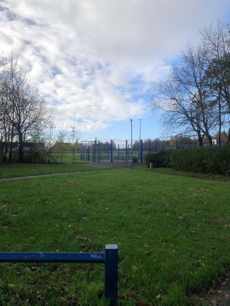 walking near me in Halebank park in autumn