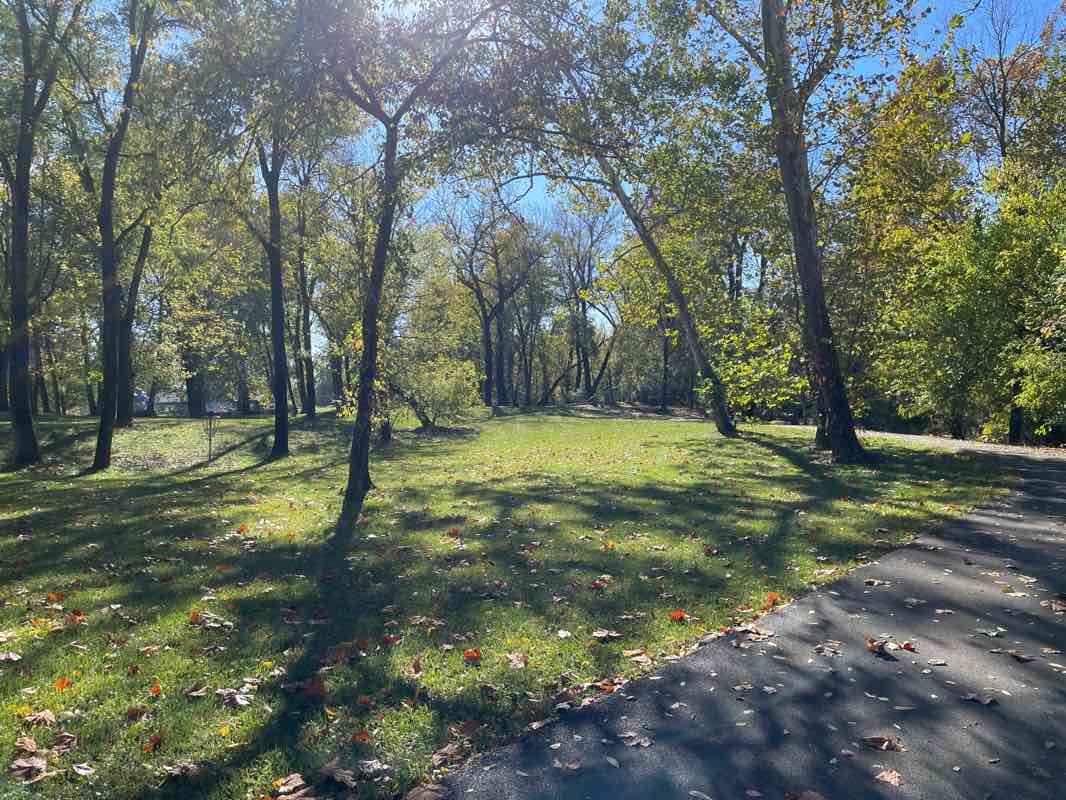 walking near me in Flory Park in autumn