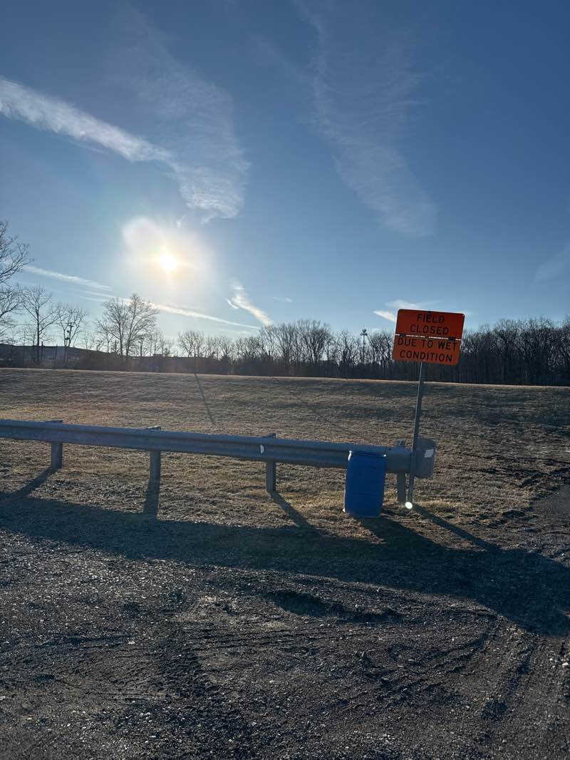 walking near me in Clarks Woods Soccer Field in spring
