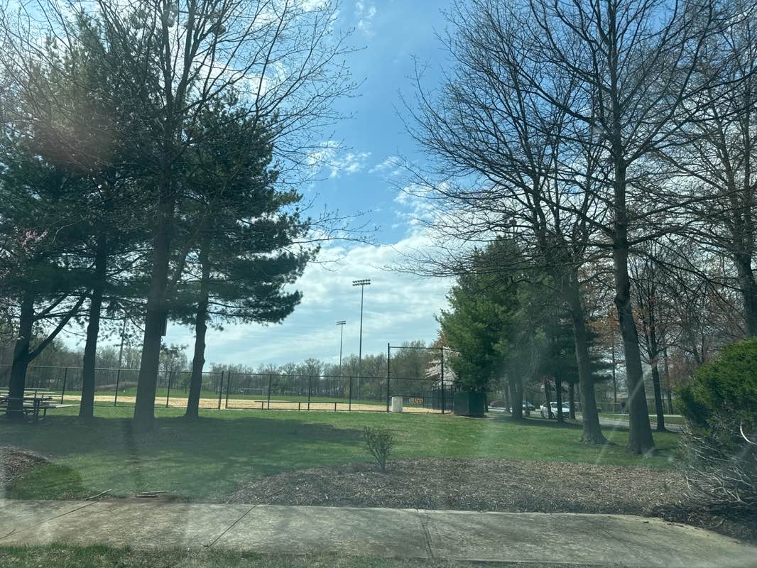 walking near me in Quibbletown Park in spring