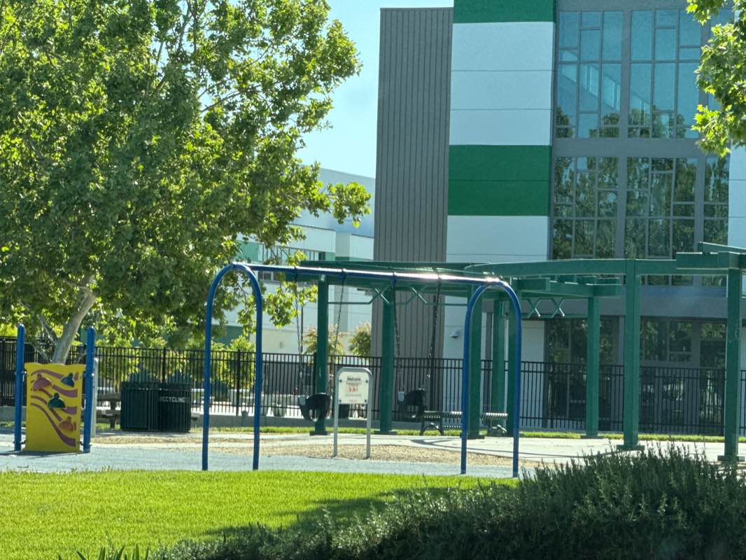 walking near me in Devany Square in spring