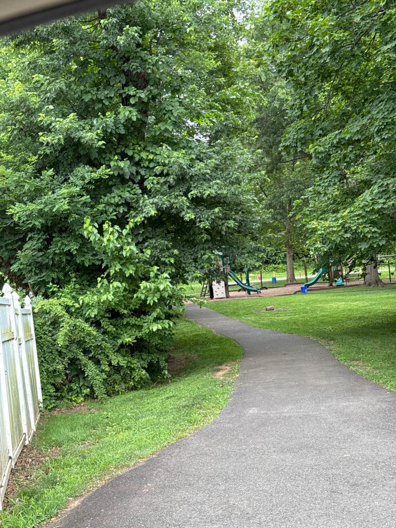 walking near me in John Long Memorial Park in summer