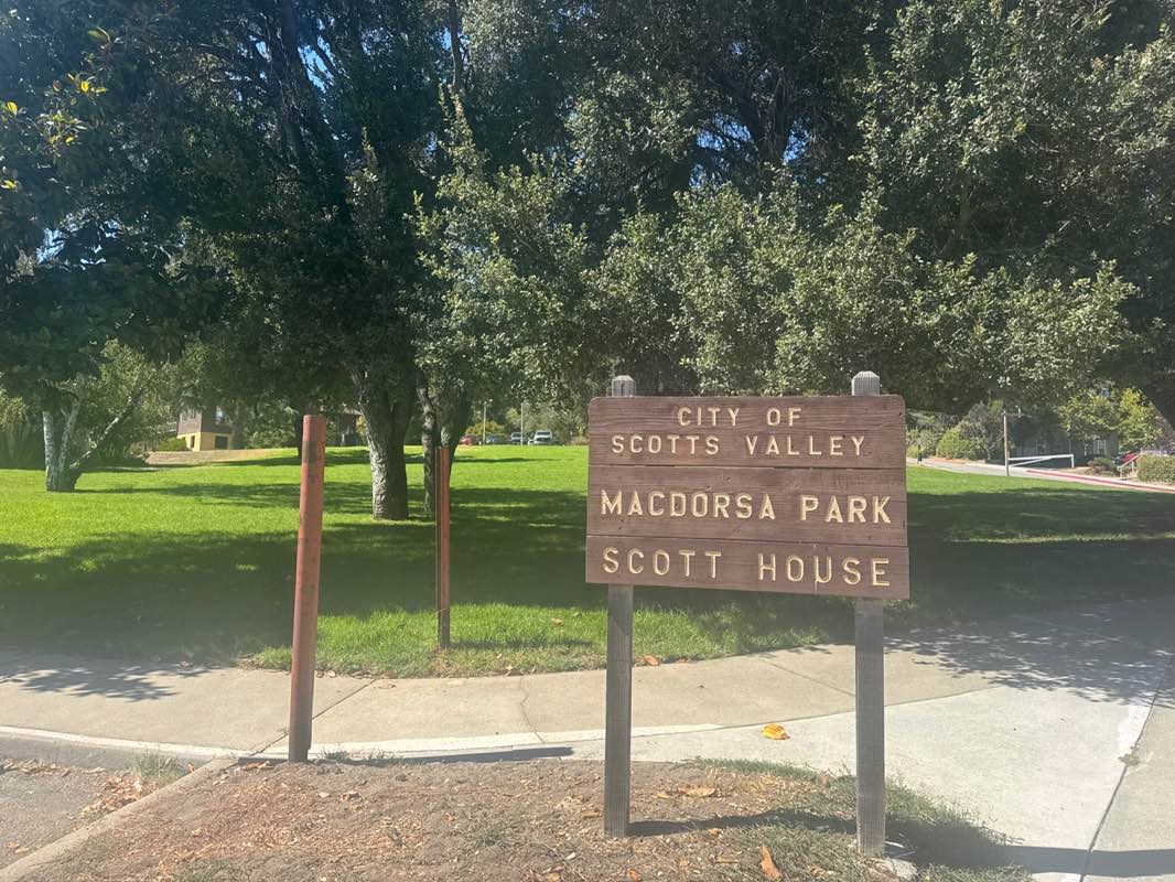 walking near me in MacDorsa Park in autumn