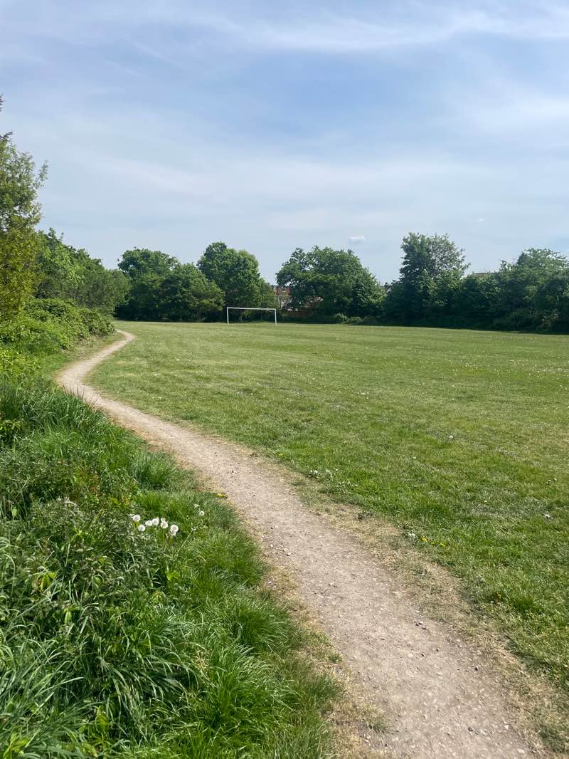walking near me in Cromwell Avenue Open Space in spring