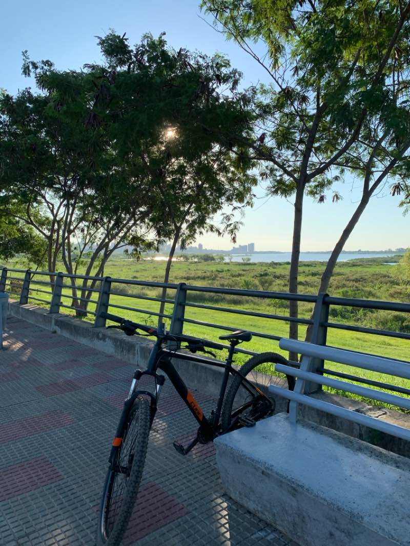 walking near me in Plaza de los Desaparecidos in summer