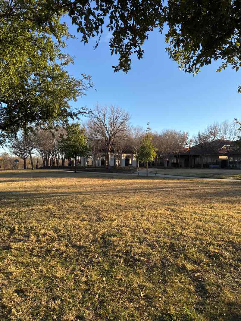 walking near me in Rio Vista Park in winter