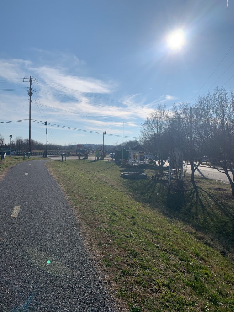 walking near me in Paint Branch Parkway Park in winter