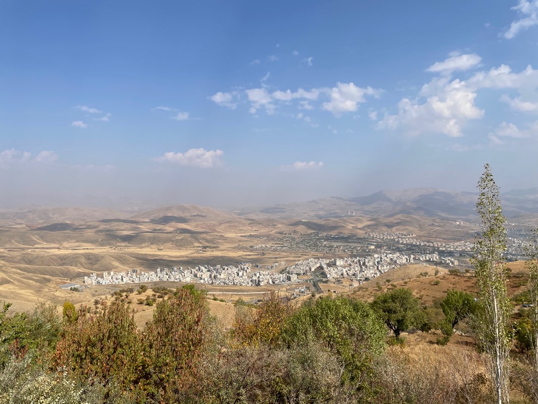 walking near me in Amiriyeh Park in winter