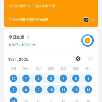December Group Challenge 小明/細孖🇭🇰🏃🏻🏃‍♀️👟🏆🥇🏅💪💪💪 post image