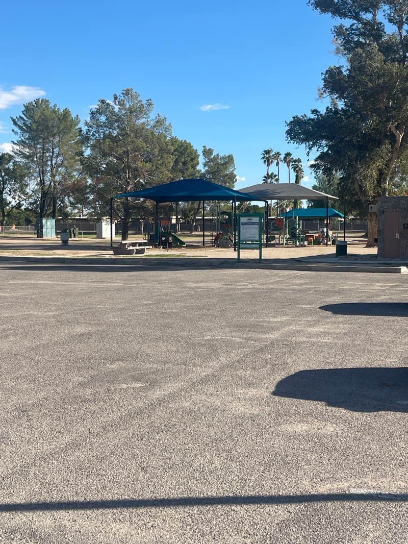walking near me in Fort Lowell Park in autumn