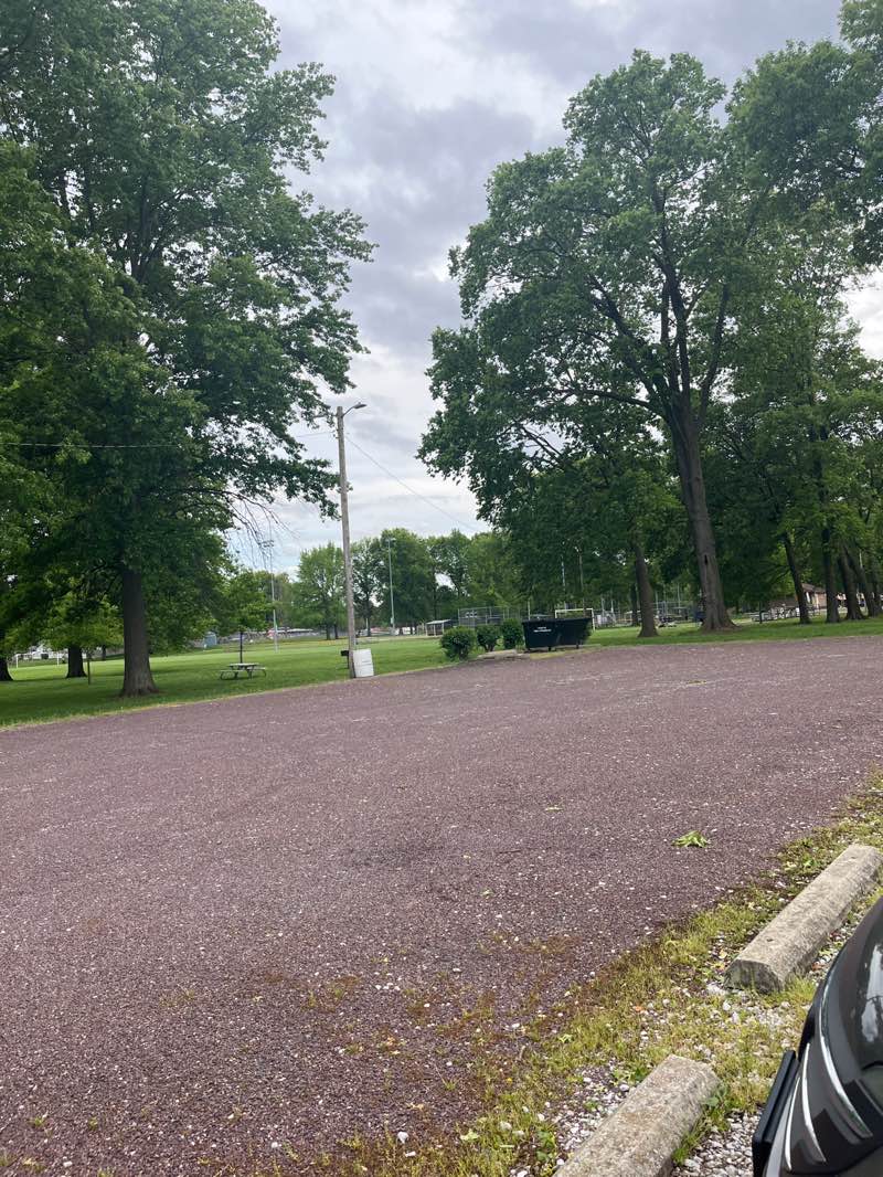 walking near me in Laderman Park in spring