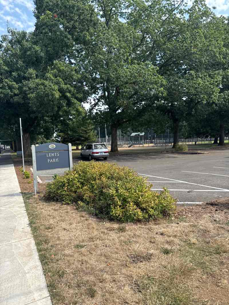 walking near me in Lents Park in autumn