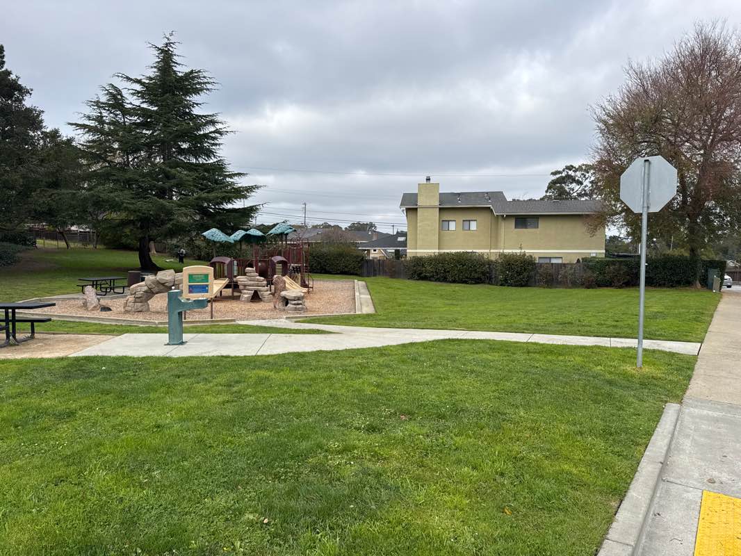 walking near me in Lions Park in winter