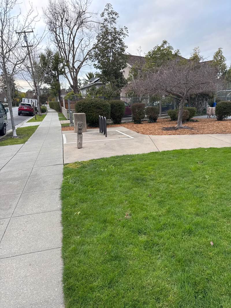 walking near me in Pershing Park in winter