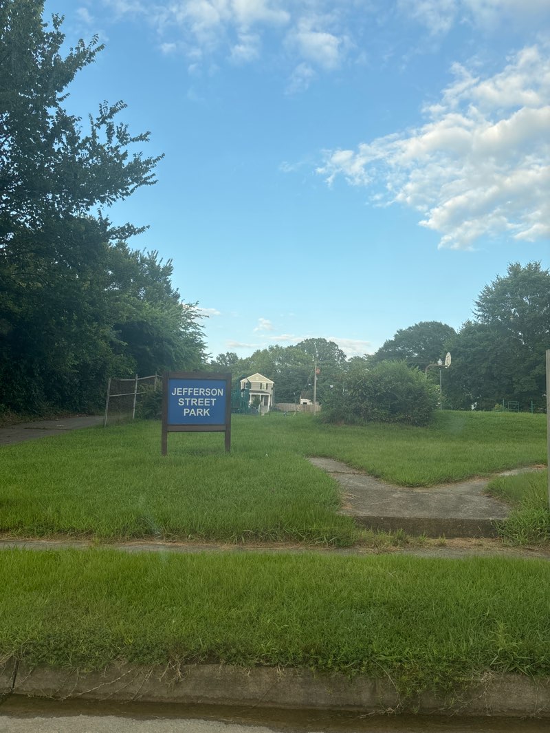 walking near me in Jefferson Street Park in autumn